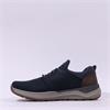 Rieker Men Felix Elasticated Laced Shoe - Navy Leather